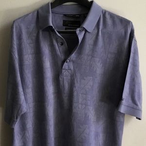 Men's Greg Norman Golf shirt Size MM Purple